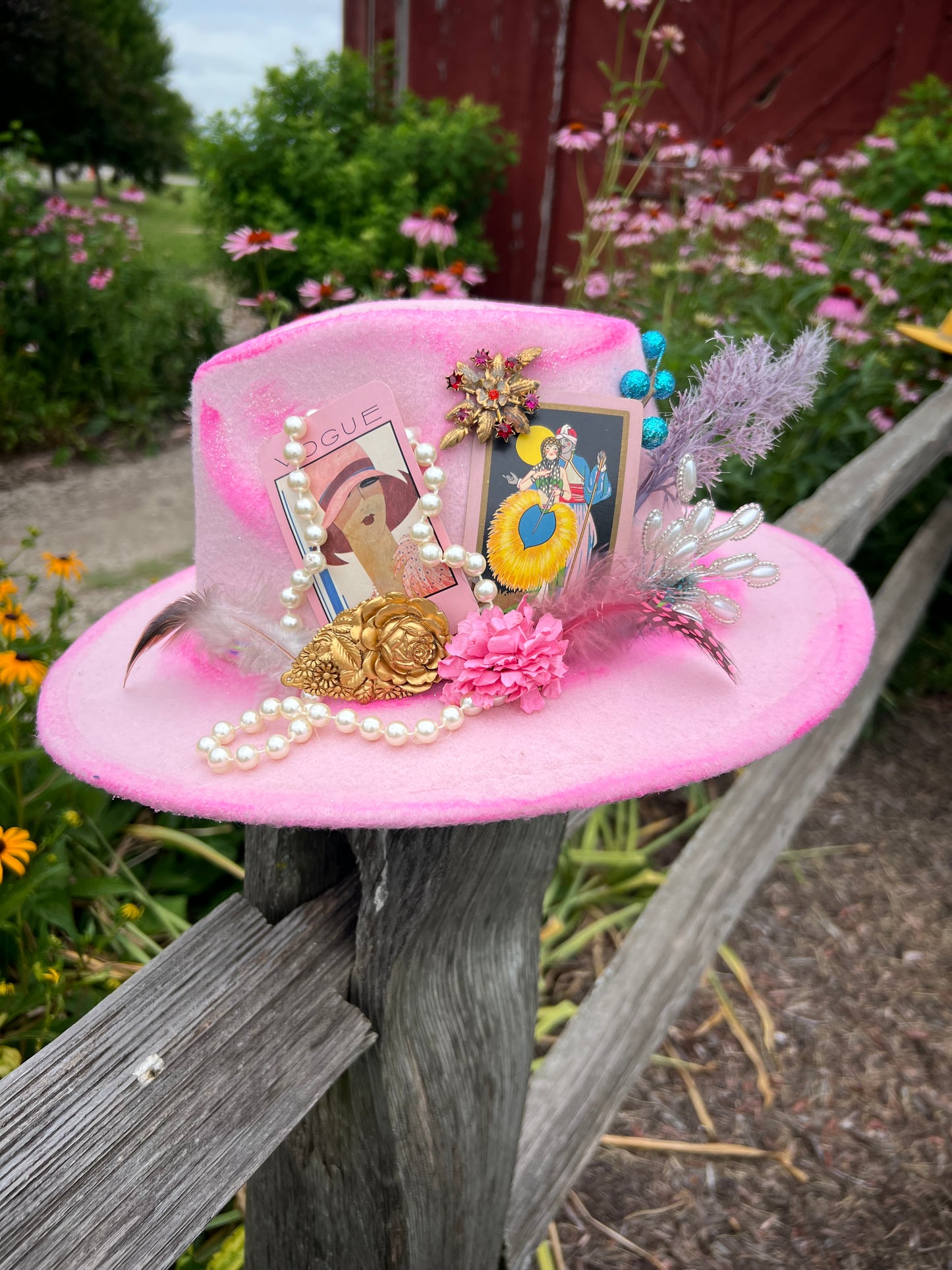 "The Clara" Vintage Jewel Cowgirl Hat