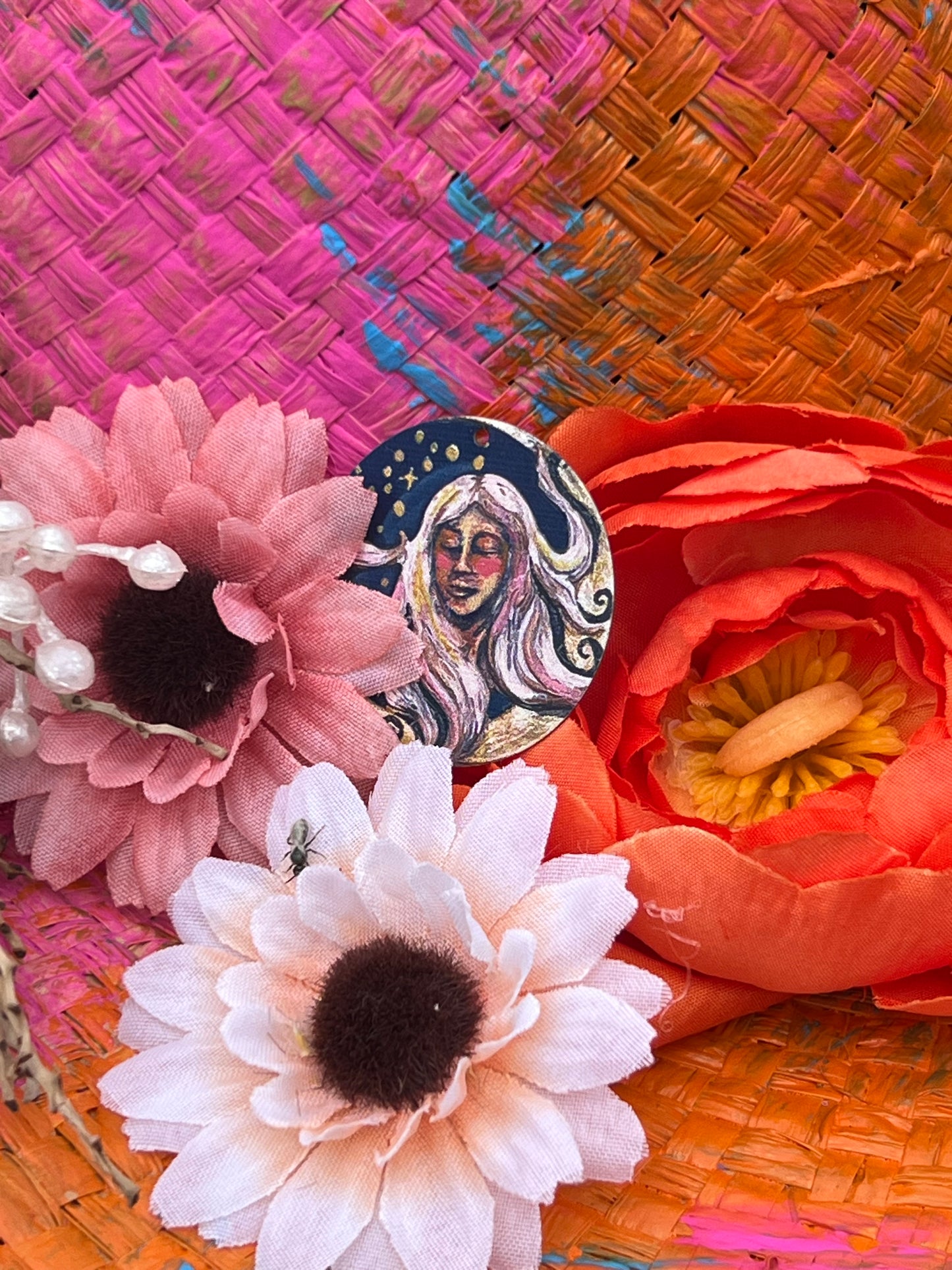 Sunset Coastal Charm Straw Hat