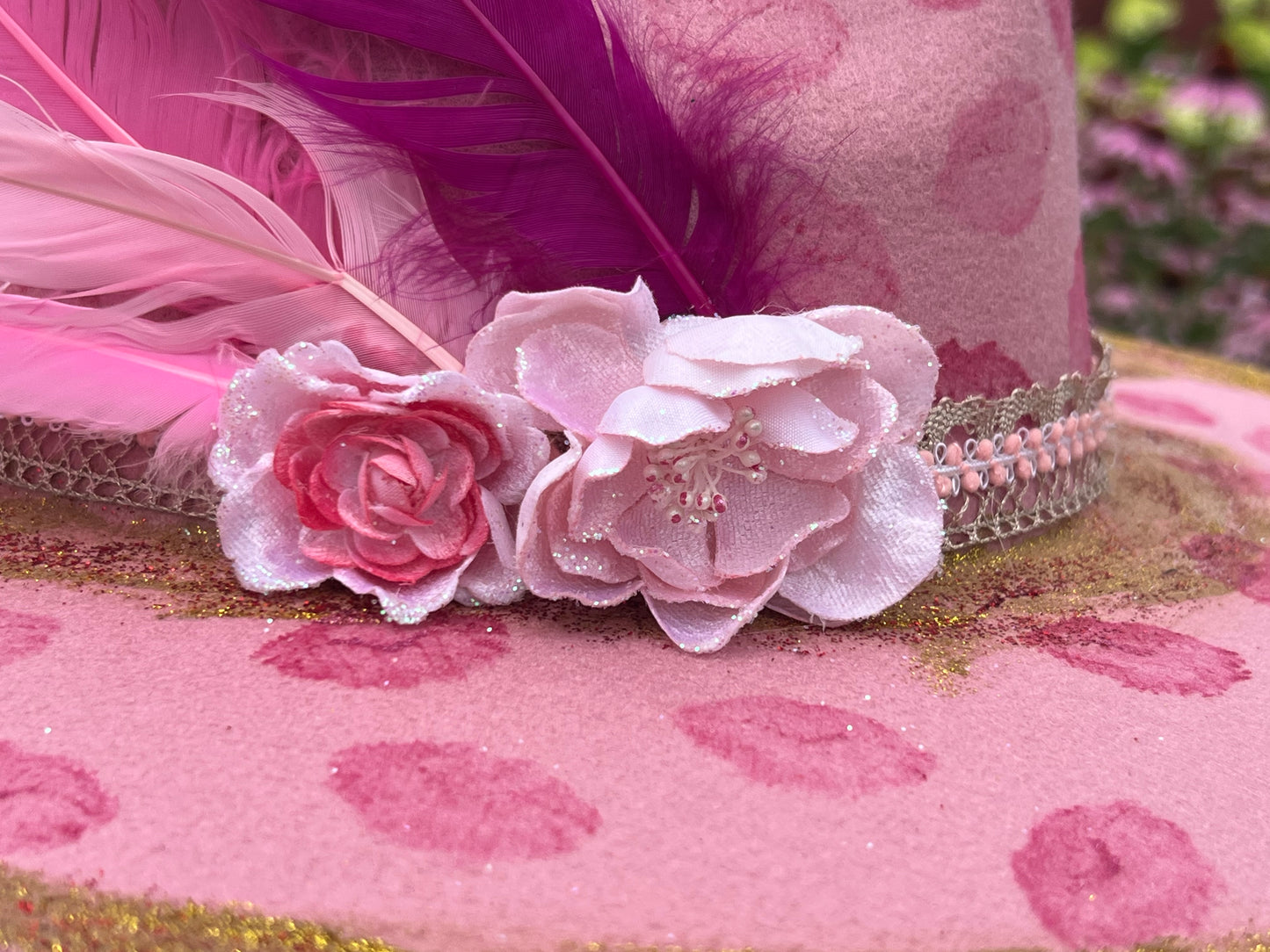 "Hugs & Kisses" Pink Cowgirl Hat